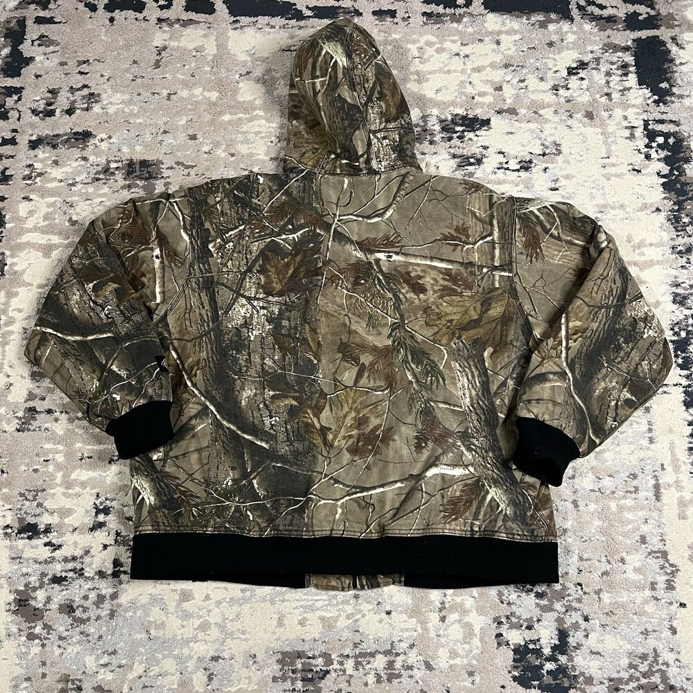 Dickies Camo Full Zip Realtree Mens 2XL Weatherguard Jacket Hunting Work - Picture 5 of 12
